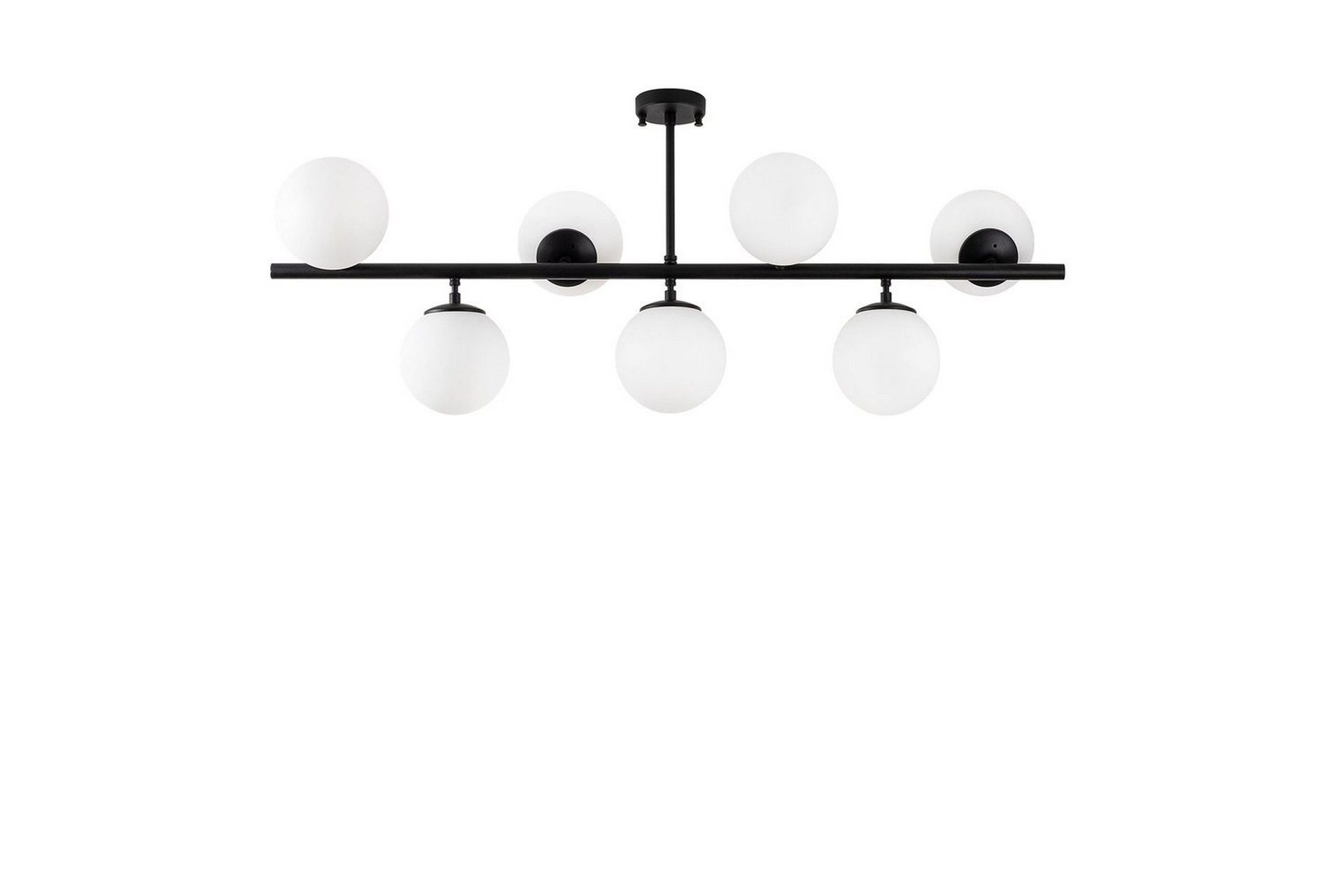 Taklampa Subin Platt Svart / Vit - Svart / Vit