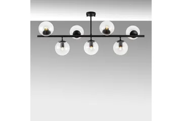Taklampa Subin Platt Svart / Transparent - Svart / Transparent - Belysning - Inomhusbelysning & lampor - Taklampor & takbelysning - Kökslampa & pendellampa