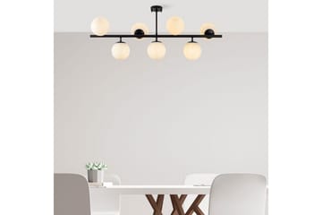 Taklampa Subin Platt Svart / Vit - Svart / Vit - Belysning - Inomhusbelysning & lampor - Taklampor & takbelysning - Kökslampa & pendellampa