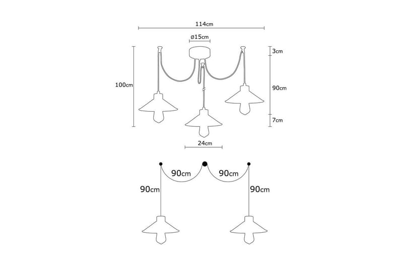 Taklampa Sudalwani Grön / Blå / Orange - Grön / Blå / Orange - Belysning - Inomhusbelysning & lampor - Taklampor & takbelysning - Kökslampa & pendellampa