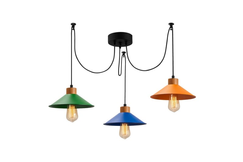 Taklampa Sudalwani Grön / Blå / Orange - Grön / Blå / Orange - Belysning - Inomhusbelysning & lampor - Taklampor & takbelysning - Kökslampa & pendellampa