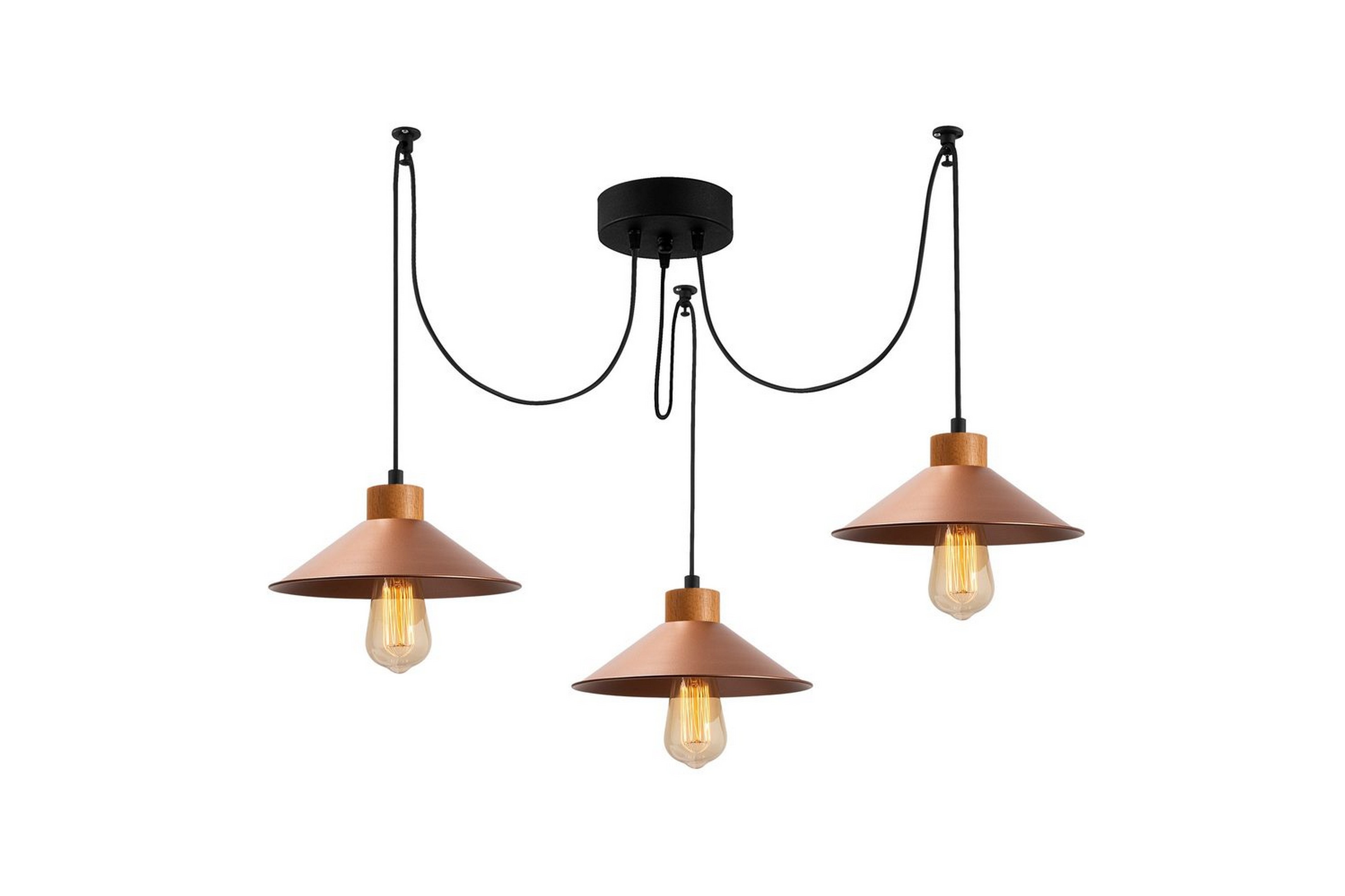 Taklampa Sudalwani Koppar - Koppar