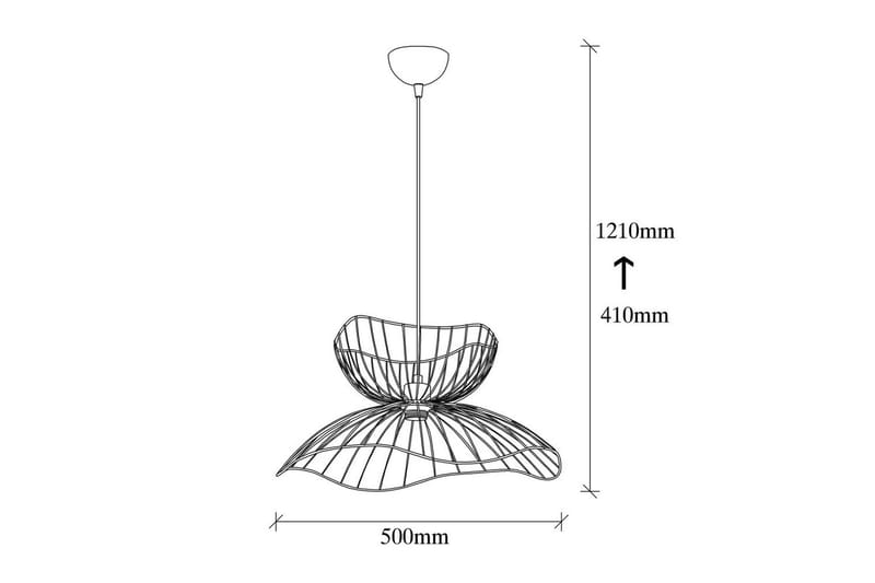 Taklampa Sudaskey Två Svart - Svart - Belysning - Inomhusbelysning & lampor - Taklampor & takbelysning - Kökslampa & pendellampa