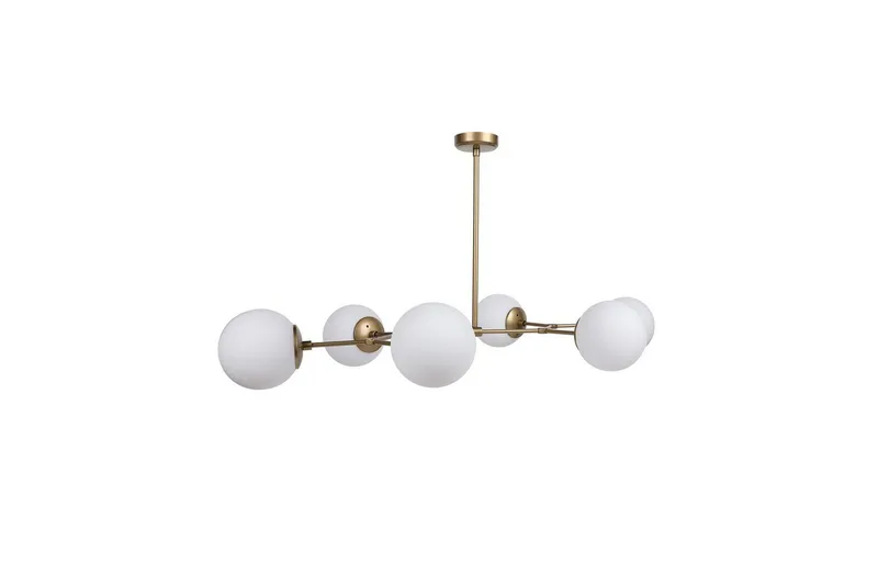 Taklampa Sudatoor Fibran Gul / Vit - Gul / Vit - Belysning - Inomhusbelysning & lampor - Taklampor & takbelysning - Kökslampa & pendellampa