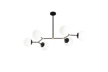 Taklampa Sudatoor Fibran Svart / Vit - Svart / Vit - Belysning - Inomhusbelysning & lampor - Taklampor & takbelysning - Kökslampa & pendellampa