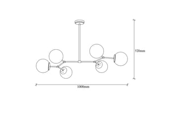 Taklampa Sudatoor Fibran Svart / Vit - Svart / Vit - Belysning - Inomhusbelysning & lampor - Taklampor & takbelysning - Kökslampa & pendellampa