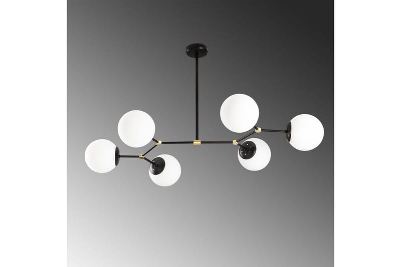 Taklampa Sudatoor Fibran Svart / Vit - Svart / Vit - Belysning - Inomhusbelysning & lampor - Taklampor & takbelysning - Kökslampa & pendellampa