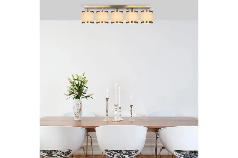 Taklampa Talra Five Vintage - Guld - Belysning - Inomhusbelysning & lampor - Taklampor & takbelysning - Plafond