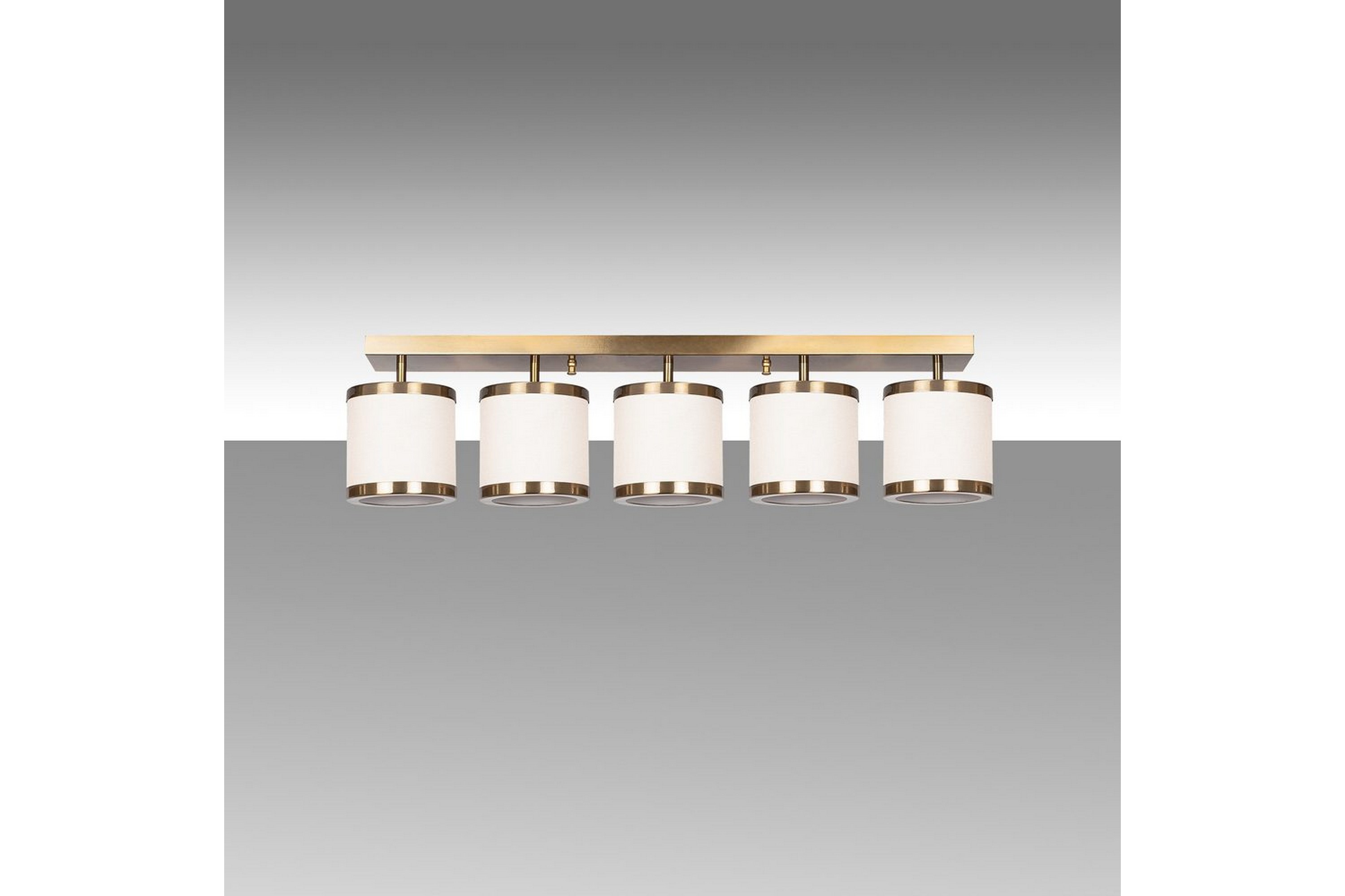 Taklampa Talra Five Vintage - Guld