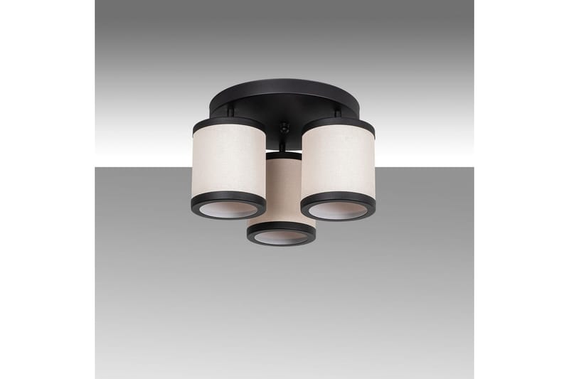 Taklampa Talrayo Svart / Vit - Svart / Vit - Belysning - Inomhusbelysning & lampor - Taklampor & takbelysning - Plafond