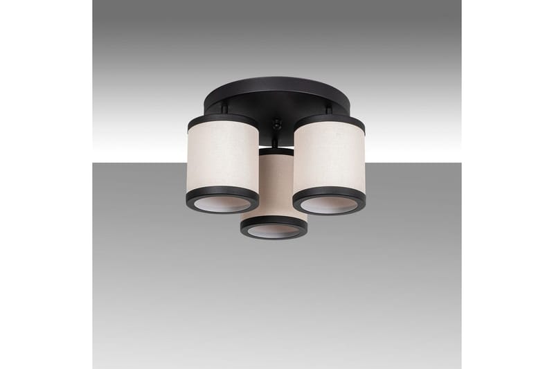 Taklampa Talrayo Svart / Vit - Svart / Vit - Belysning - Inomhusbelysning & lampor - Taklampor & takbelysning - Plafond