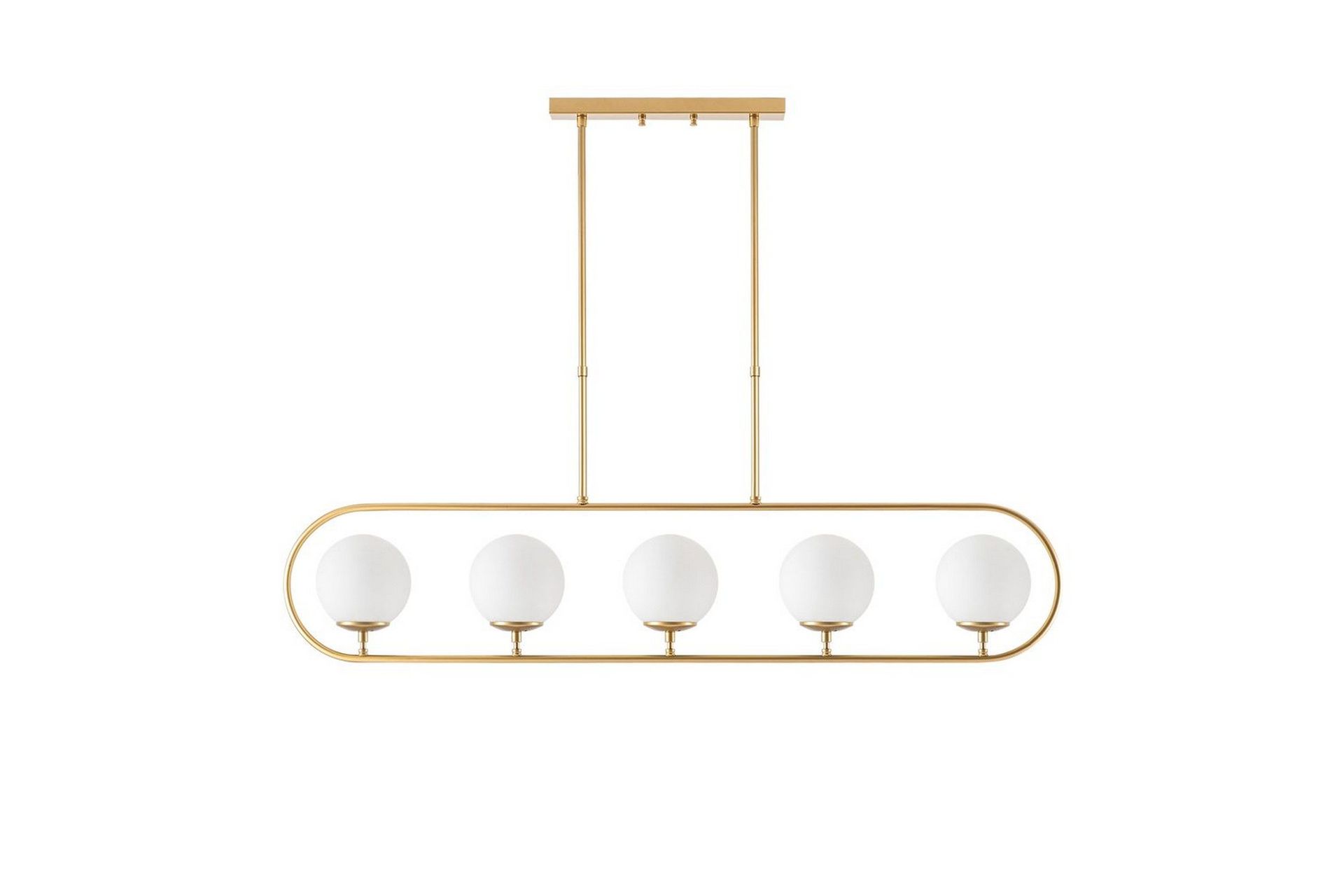 Taklampa Thalara Glansig Rany Fem sockel - Guld