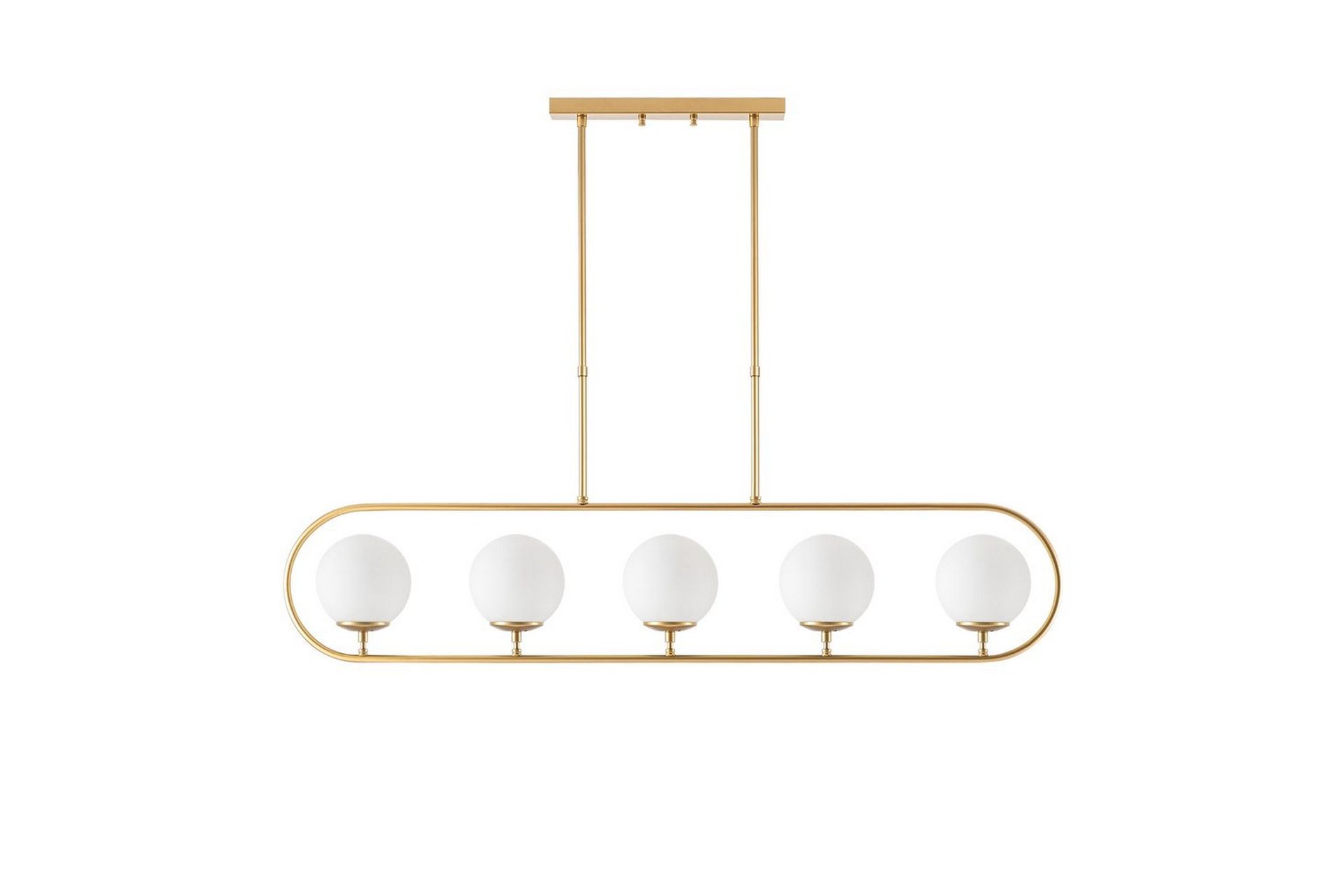 Taklampa Thalara Glansig Rany Fem sockel - Guld