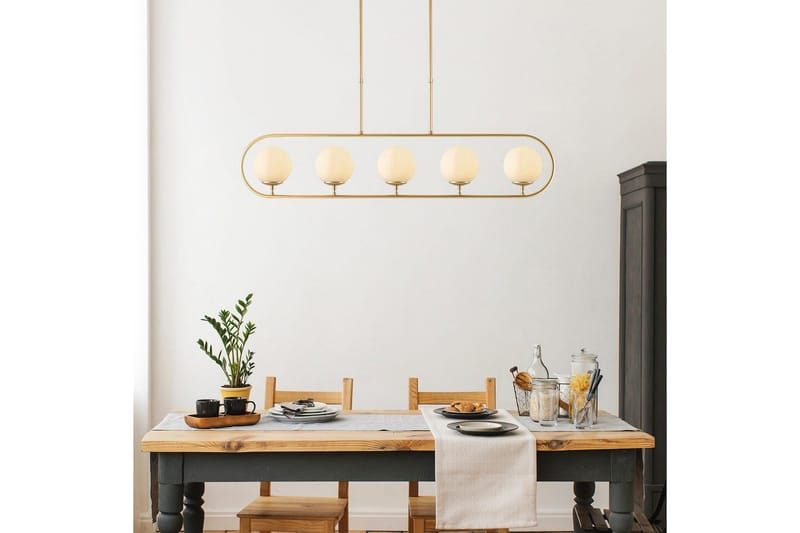 Taklampa Thalara Glansig Rany Fem sockel - Guld - Belysning - Inomhusbelysning & lampor - Taklampor & takbelysning - Kökslampa & pendellampa