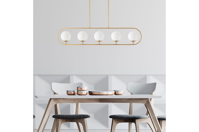 Taklampa Thalara Glansig Rany Fem sockel - Guld - Belysning - Inomhusbelysning & lampor - Taklampor & takbelysning - Kökslampa & pendellampa