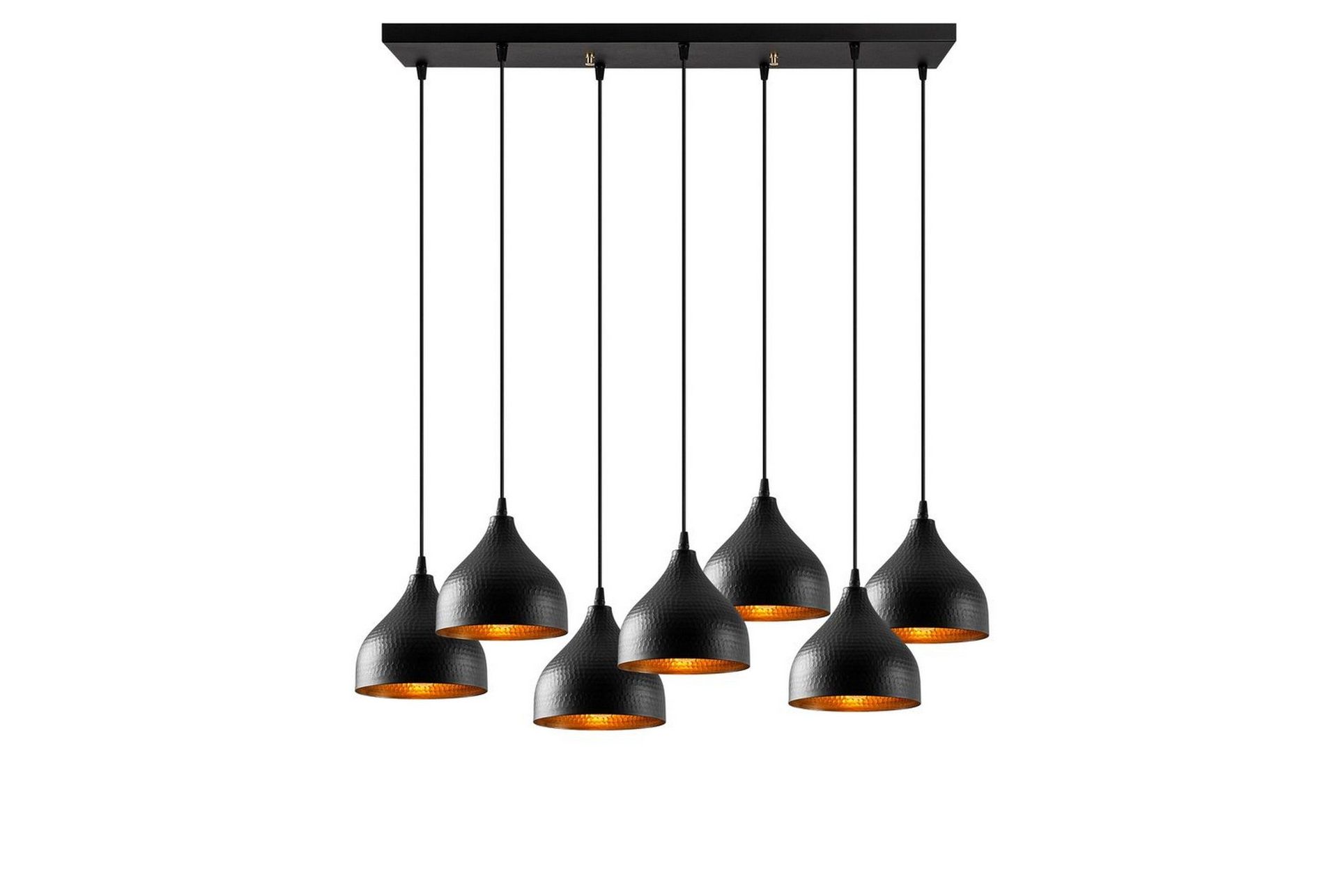 Taklampa Thela Seven Svart - Svart