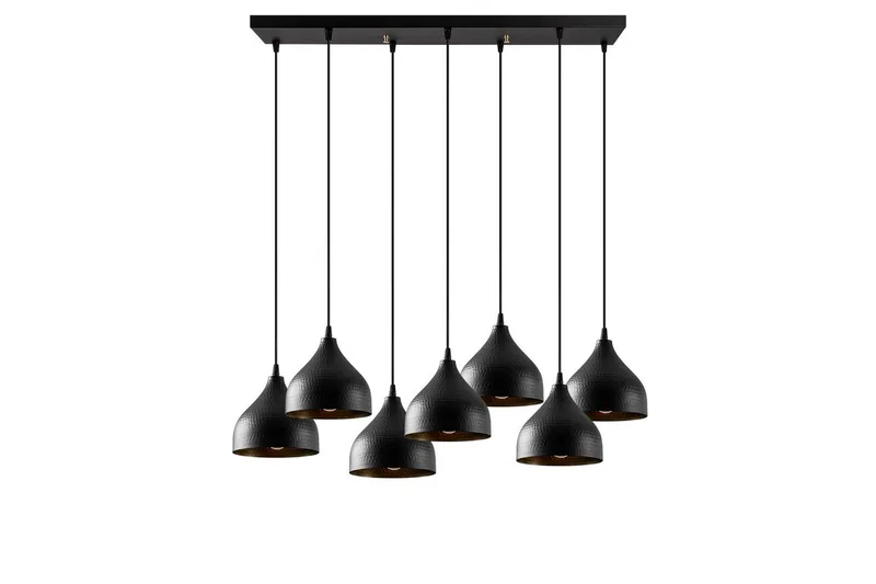 Taklampa Thela Seven Svart - Svart - Belysning - Inomhusbelysning & lampor - Taklampor & takbelysning - Kökslampa & pendellampa