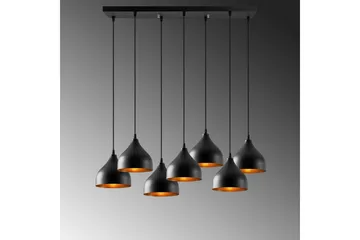 Taklampa Thela Seven Svart - Svart - Belysning - Inomhusbelysning & lampor - Taklampor & takbelysning - Kökslampa & pendellampa