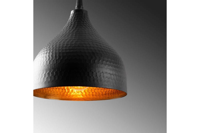 Taklampa Thela Svart - Svart - Belysning - Inomhusbelysning & lampor - Taklampor & takbelysning - Kökslampa & pendellampa