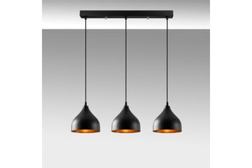 Taklampa Thela Triple Svart - Svart - Belysning - Inomhusbelysning & lampor - Taklampor & takbelysning - Kökslampa & pendellampa