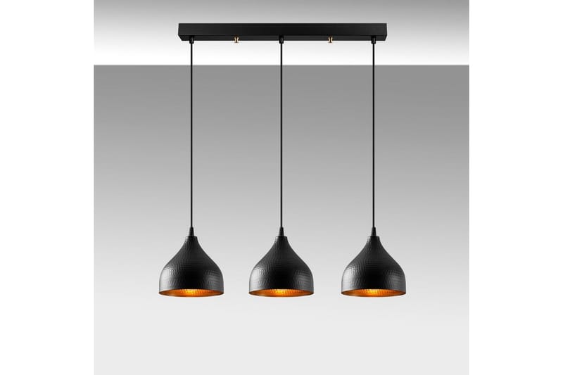Taklampa Thela Triple Svart - Svart - Belysning - Inomhusbelysning & lampor - Taklampor & takbelysning - Kökslampa & pendellampa