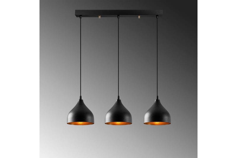 Taklampa Thela Triple Svart - Svart - Belysning - Inomhusbelysning & lampor - Taklampor & takbelysning - Kökslampa & pendellampa