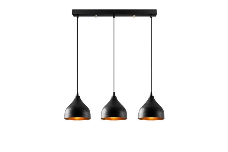 Taklampa Thela Triple Svart - Svart - Belysning - Inomhusbelysning & lampor - Taklampor & takbelysning - Kökslampa & pendellampa