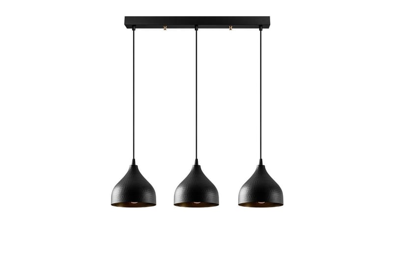 Taklampa Thela Triple Svart - Svart - Belysning - Inomhusbelysning & lampor - Taklampor & takbelysning - Kökslampa & pendellampa