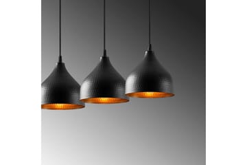 Taklampa Thela Triple Svart - Svart - Belysning - Inomhusbelysning & lampor - Taklampor & takbelysning - Kökslampa & pendellampa