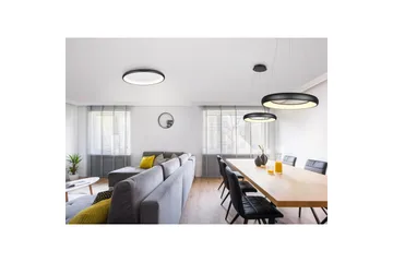 Taklampa TRIO Cardona 75 cm, Mattsvart - 75 cm, Mattsvart - Belysning - Inomhusbelysning & lampor - Taklampor & takbelysning - Plafond