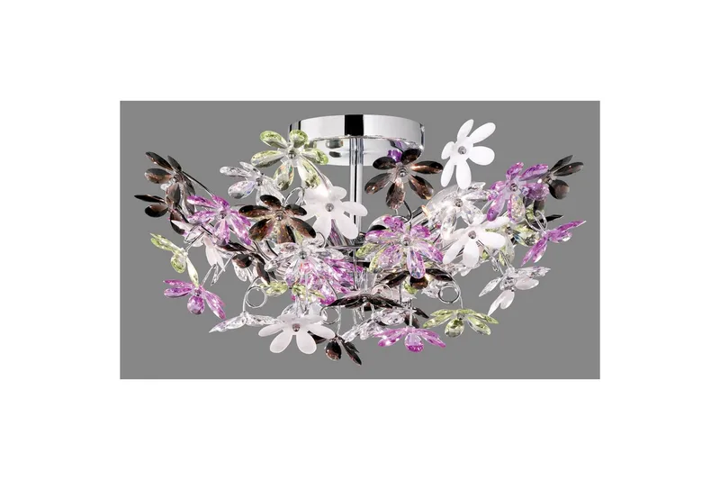 Taklampa TRIO Flower