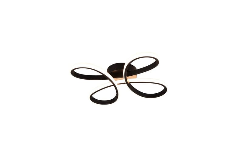 Taklampa TRIO Fly 40 cm, Mattsvart, 40 cm, Mattsvart