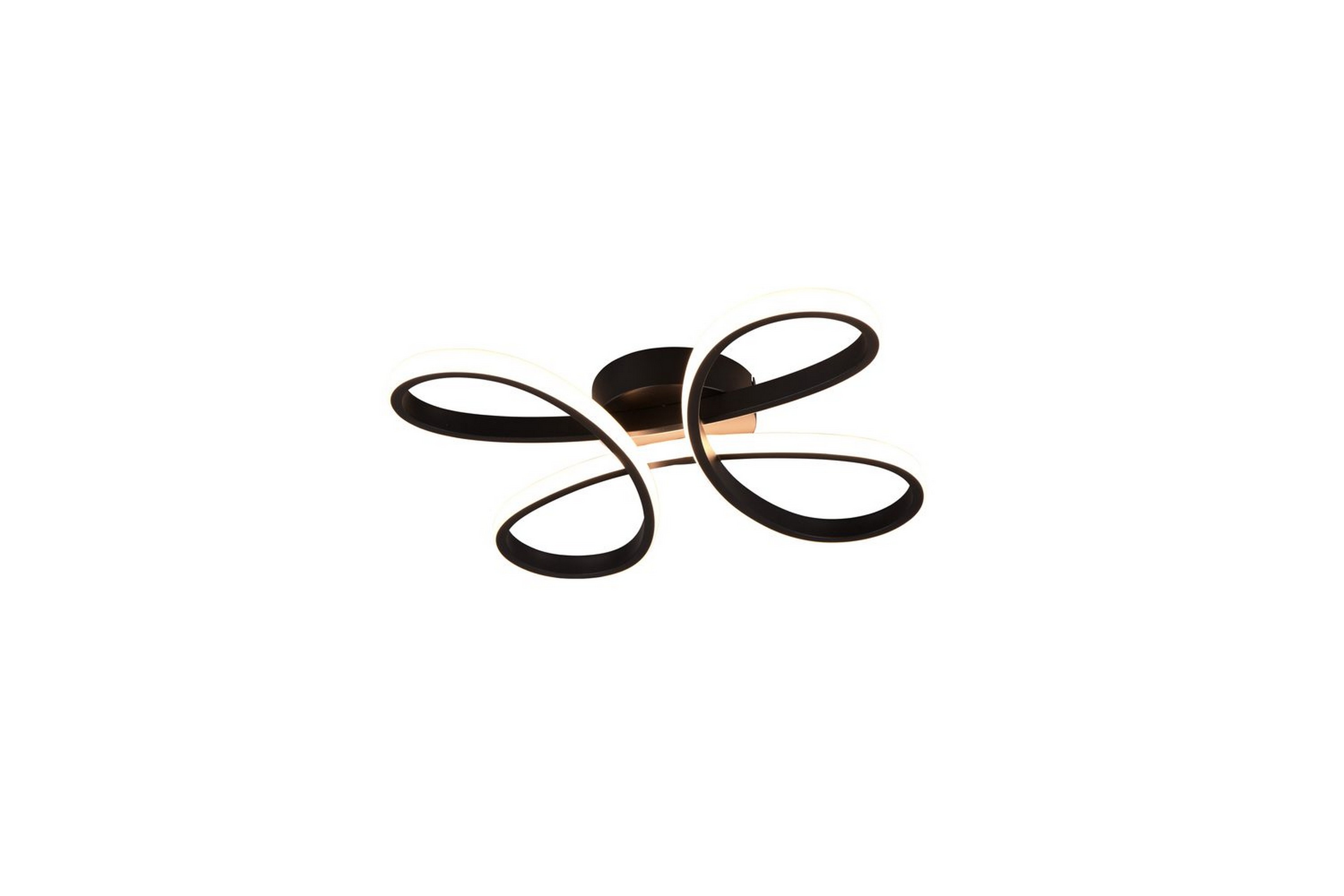 Taklampa TRIO Fly 40 cm, Mattsvart - 40 cm, Mattsvart