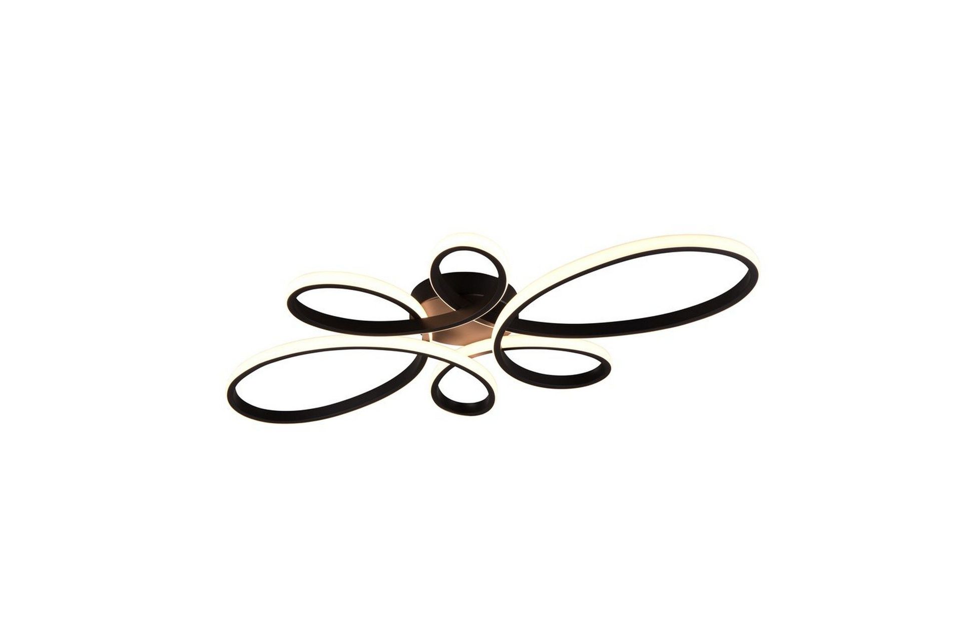 Taklampa TRIO Fly 83 cm, Mattsvart - 83 cm, Mattsvart