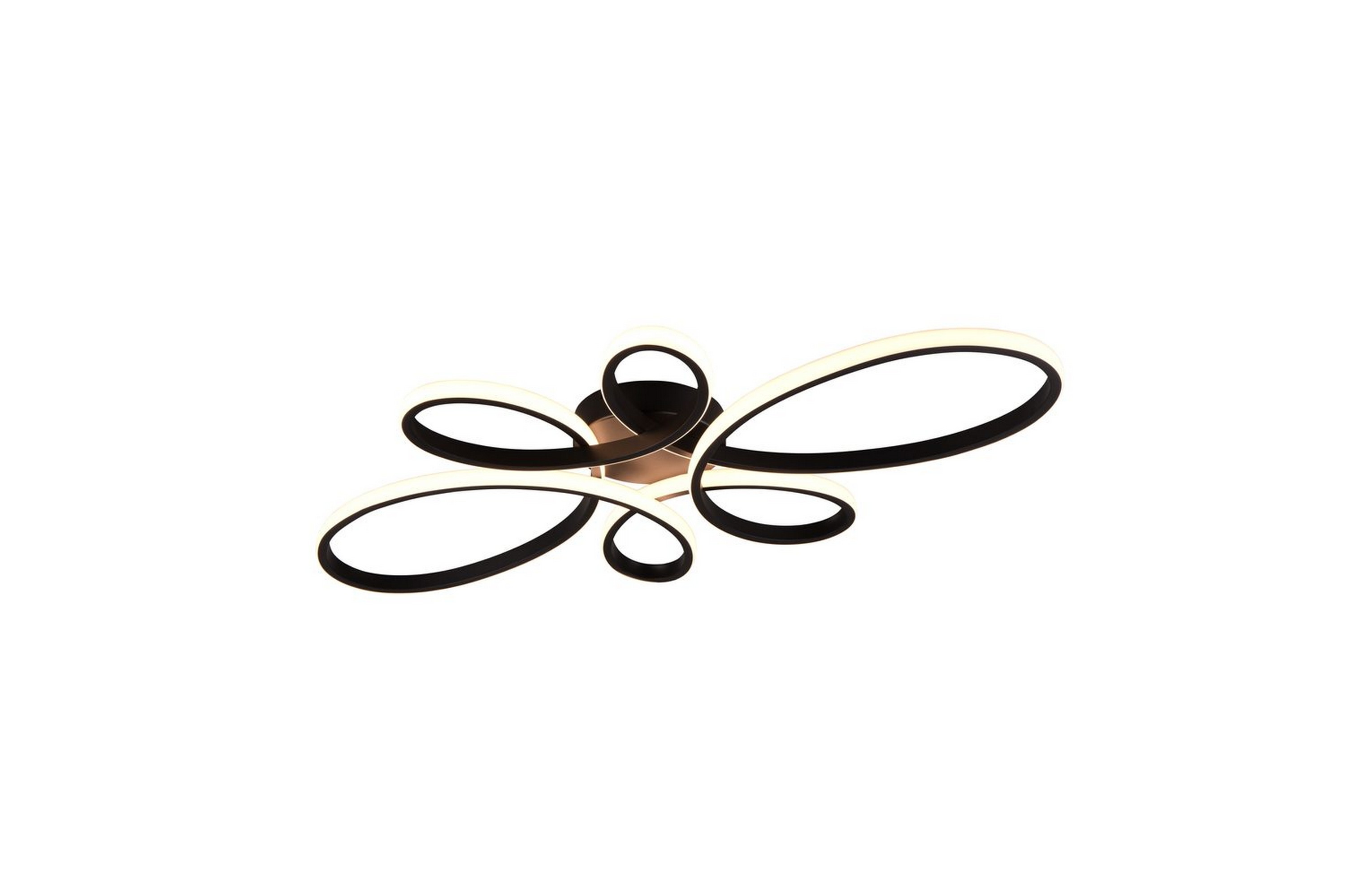 Taklampa TRIO Fly 83 cm, Mattsvart - 83 cm, Mattsvart