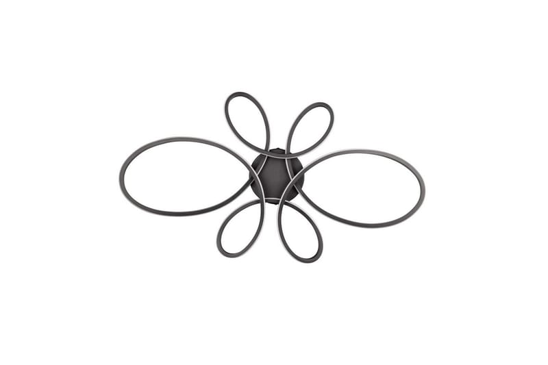 Taklampa TRIO Fly 83 cm, Mattsvart - 83 cm, Mattsvart - Belysning - Inomhusbelysning & lampor - Taklampor & takbelysning - Plafond
