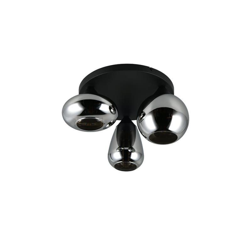 Taklampa TRIO Lumina - 3 lampor, Kromad - Belysning - Inomhusbelysning & lampor - Taklampor & takbelysning - Kristallkrona & takkrona