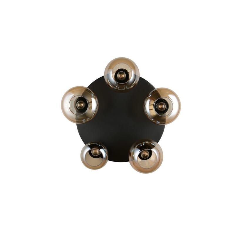 Taklampa TRIO Lumina - 5 lampor, Bärnsten - Belysning - Inomhusbelysning & lampor - Taklampor & takbelysning - Kristallkrona & takkrona