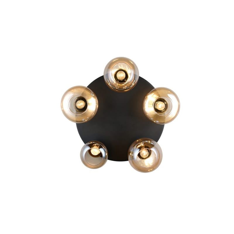 Taklampa TRIO Lumina - 5 lampor, Bärnsten - Belysning - Inomhusbelysning & lampor - Taklampor & takbelysning - Kristallkrona & takkrona