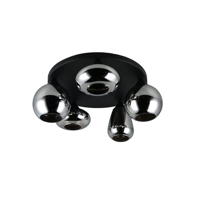 Taklampa TRIO Lumina - 5 lampor, Kromad - Belysning - Inomhusbelysning & lampor - Taklampor & takbelysning - Kristallkrona & takkrona