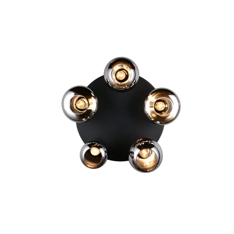 Taklampa TRIO Lumina - 5 lampor, Kromad - Belysning - Inomhusbelysning & lampor - Taklampor & takbelysning - Kristallkrona & takkrona