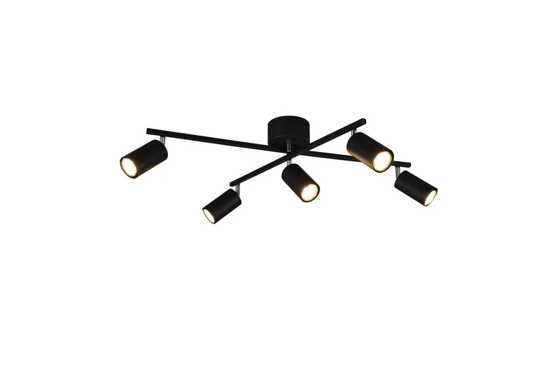 Taklampa TRIO Marlina Mattsvart, Mattsvart