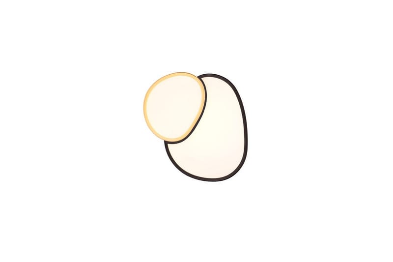 Taklampa TRIO Rise 43 cm, Svart/guld - 43 cm, Svart/guld - Belysning - Inomhusbelysning & lampor - Taklampor & takbelysning - Plafond