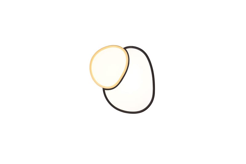 Taklampa TRIO Rise 43 cm, Svart/guld - 43 cm, Svart/guld - Belysning - Inomhusbelysning & lampor - Taklampor & takbelysning - Plafond
