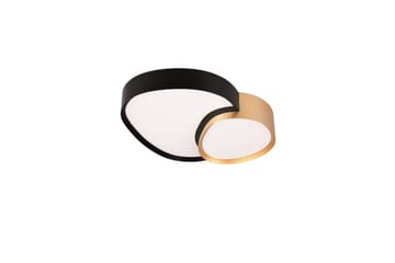 Taklampa TRIO Rise 43 cm, Svart/guld - 43 cm, Svart/guld - Belysning - Inomhusbelysning & lampor - Taklampor & takbelysning - Plafond