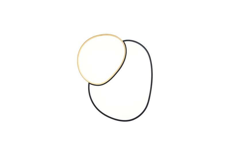 Taklampa TRIO Rise 77 cm, Svart/guld - 77 cm, Svart/guld - Belysning - Inomhusbelysning & lampor - Taklampor & takbelysning - Plafond