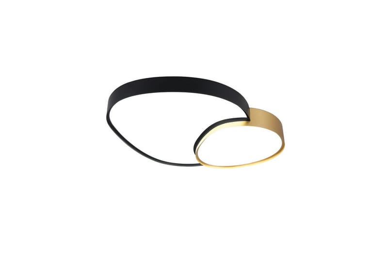 Taklampa TRIO Rise 77 cm, Svart/guld - 77 cm, Svart/guld - Belysning - Inomhusbelysning & lampor - Taklampor & takbelysning - Plafond