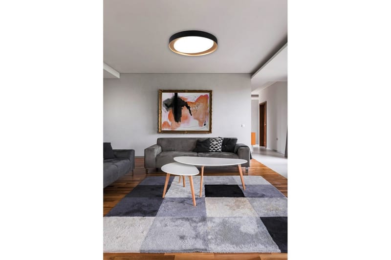 Taklampa TRIO Zeta Svart/guld - Svart/guld - Belysning - Inomhusbelysning & lampor - Taklampor & takbelysning - Plafond