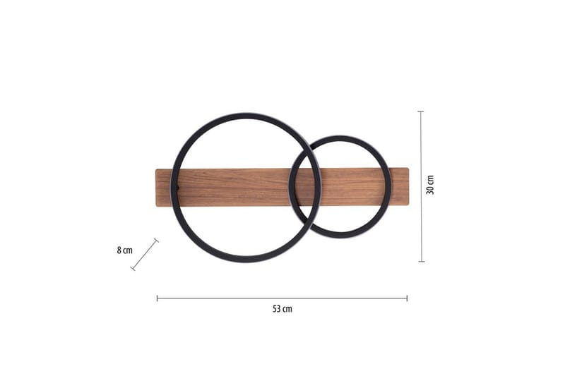 Taklampa Trooper - 30x8x53 cm - Belysning - Inomhusbelysning & lampor - Taklampor & takbelysning - Plafond