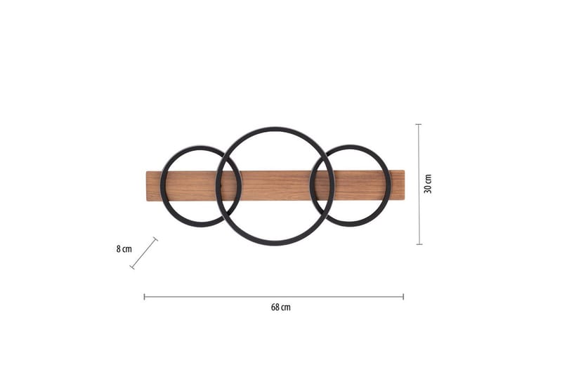 Taklampa Trooper - 30x8x68 cm - Belysning - Inomhusbelysning & lampor - Taklampor & takbelysning - Plafond